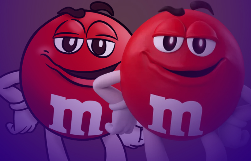 2D ou 3D - Capa - M&Ms Red 3D - Uso como exemplo - Carismateca