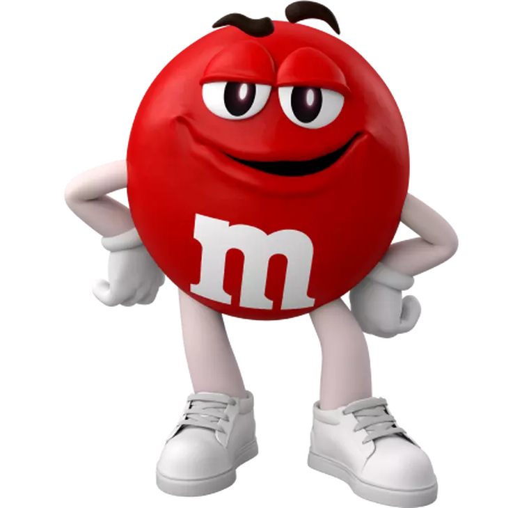 M&Ms Red 3D - Uso como exemplo - Carismateca